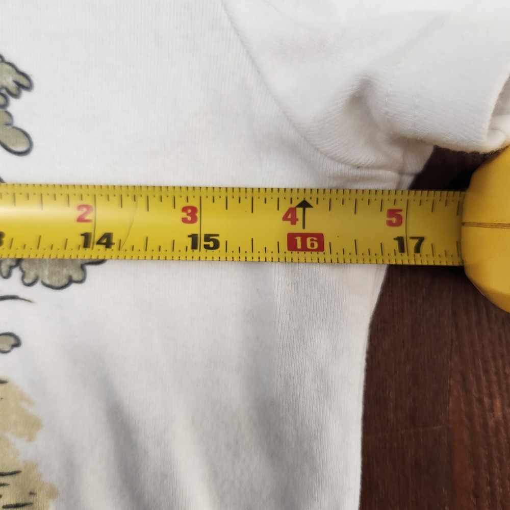 Y2k Winnie the Pooh Crop Top Embroidered "Sweet Life" lettering Medium kidcore - Picture 5 of 6